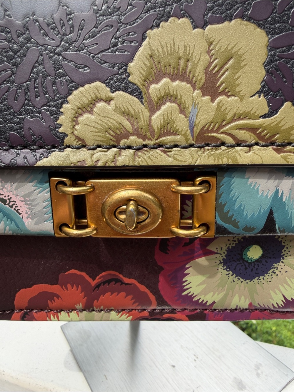 Coach Vintage Troupe Crossbody Kaffe Fassett Collaboration Bag RARE; added TAG - Picture 7 of 17